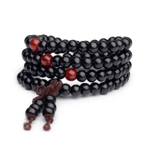 Stretch wrap mala bracelet 108 - bracelet,